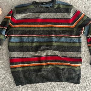 J. Crew Multicolor Striped Sweater
